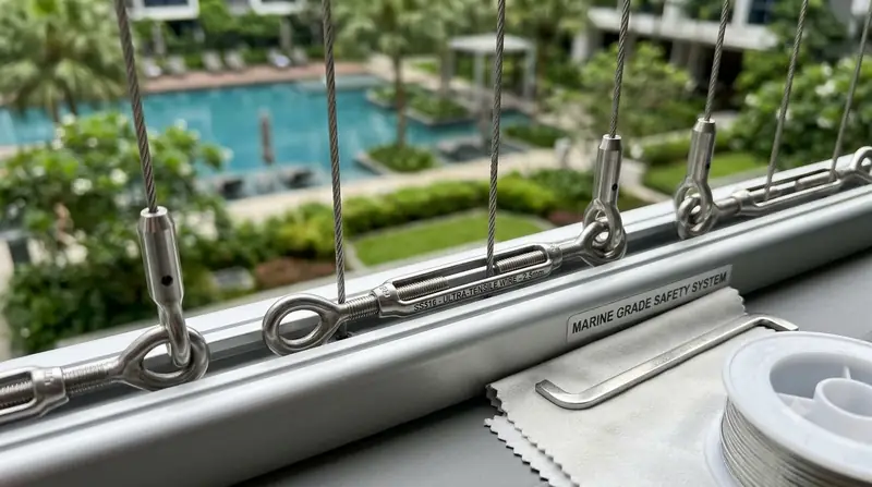 Invisible grills for homes in Gandi Maisamma