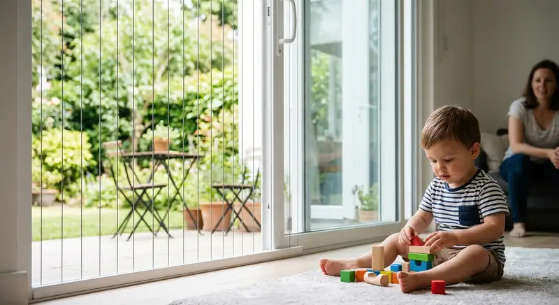 Child Safety Invisible Grills installation — Harsha Invisible Grills