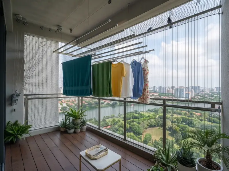 Cloth Hangers installation — Harsha Invisible Grills